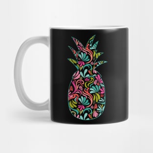 Pineapple folk doodle pattern Mug